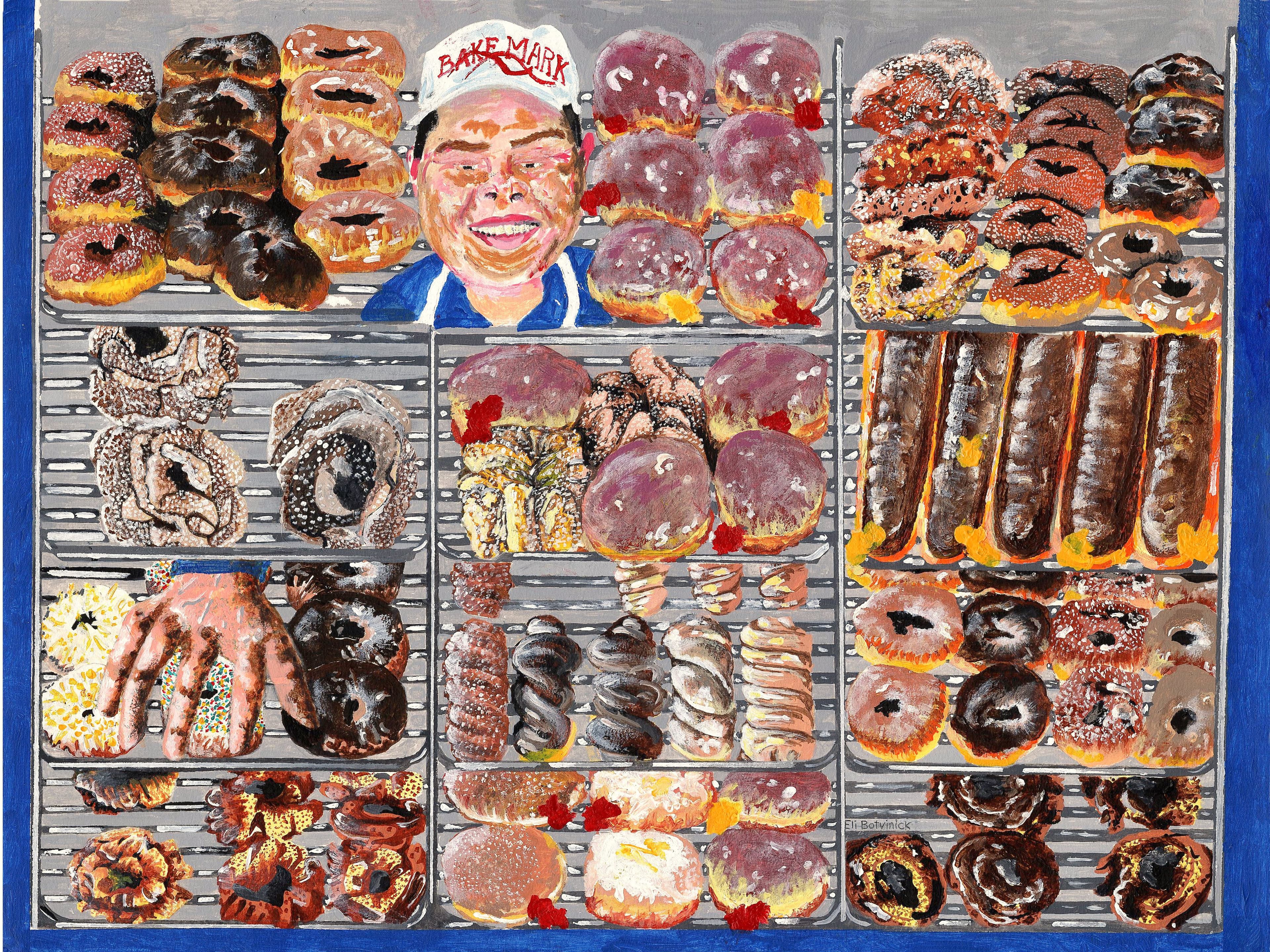 Bee at Her Donut Shop